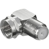 goobay WE 1166 W LC cavo di collegamento BNC-F - M > BNC-F - FM Acciaio inossidabile argento, BNC-F - M > BNC-F - FM, Acciaio inossidabile, 1 pz