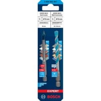 Bosch EXPERT HEX-9 HardCeramic + HEX-9 MultiConstruction Set di punte, Ø 8mm, Drill bit set 