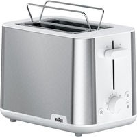 Braun HT 1510 WH, Tostapane accaio/Bianco
