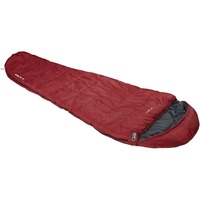High Peak TR 300, Sacco a pelo rosso scuro/grigio