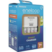 Panasonic Caricatore eneloop Universal Smart Charger Set, Caricabatterie bianco