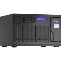 QNAP TVS-h1288X NAS Tower Intel® Xeon® W-1250 16 GB DDR4 0 TB QuTS hero Nero NAS, Tower, Intel® Xeon®, W-1250, 16 GB, DDR4
