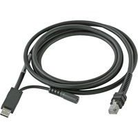 Zebra CBA-U42-S07PAR lettero codici a barre e accessori, Cavo Nero, USB A, 2,8 m, LI3608/LI3678