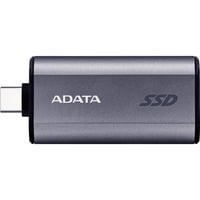 ADATA SC750 2 TB USB tipo-C 3.2 Gen 2 (3.1 Gen 2) Grigio, Disco a stato solido titanio, 2 TB, USB tipo-C, 3.2 Gen 2 (3.1 Gen 2), 1050 MB/s, 10 Gbit/s, Grigio