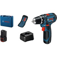 Bosch Avvitatore a batteria GSR 12V-15 Professional, 12 Volt, Trapano avvitatore blu/Nero