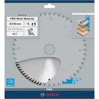Bosch Lama per sega circolare PRO multi materiale, Ø 210mm, 80 denti 