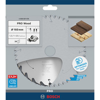 Bosch ‎2608837676 lama circolare 16 cm 1 pz, Lama per sega Punta a carburo di tungsteno (TCT), 16 cm, Bosch, 160 g, 1 pz