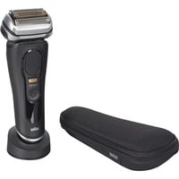 Braun Series 9 Pro+ 9510s Wet & Dry Rasoio Trimmer Nero Nero/Argento, Rasoio, Nero, Batteria, Ioni di Litio, 60 min, Scatola