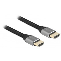 DeLOCK 83995 cavo HDMI 1 m HDMI tipo A (Standard) Grigio grigio, 1 m, HDMI tipo A (Standard), HDMI tipo A (Standard), Compatibilità 3D, 48 Gbit/s, Grigio