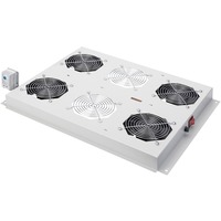 Digitus Unità di ventilazione sul tetto per armadi del server del modello Unique, Modulo fan grigio, Grigio, 4 ventola(e), 324,9 pdc/min, Unique Server, 435 mm, 505 mm
