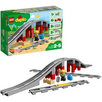 LEGO DUPLO Ponte e binari ferroviari, Giochi di costruzione Set da costruzione, Ragazzo/Ragazza, 2 anno/i, 26 pz, 882 g