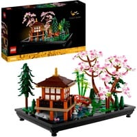 ICONS 10315 Il Giardino Tranquillo, Kit Giardino Botanico Zen per Adulti con Fiori di Loto, Regalo per Donna e Uomo, Giochi di costruzione