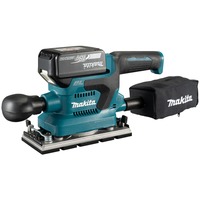 Makita Levigatrice orbitale a batteria DBO382Z, 18 Volt blu/Nero