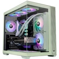 Thermaltake View 380 TG ARGB, Chassis Tower verde chiaro