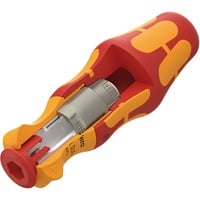 Wera Kraftform Kompakt VDE 837 i RA Impugnatura con funzione a cricchetto, Cacciavite rosso/Giallo