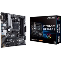 ASUS PRIME B450M-A II AMD B450 Socket AM4 micro ATX AMD, Socket AM4, AMD Ryzen™ 3, AMD Ryzen™ 5, AMD Ryzen™ 7, 3rd Generation AMD Ryzen™ 9, DDR4-SDRAM, 128 GB, DIMM