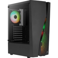 Aerocool WAVEBKV3 computer case Midi Tower Nero Nero, Midi Tower, PC, Nero, ATX, micro ATX, Mini-ITX, ABS, SPCC, Blu, Verde, Rosso