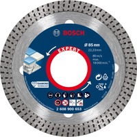 Bosch 2 608 900 653 fornitura per utensili rotanti per molatura/levigatura Piastrella, Pietra Disco da taglio, Lama Disco da taglio, Piastrella, Pietra, Diamond, Bosch, Blu, Grigio, Rotondo