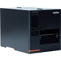 Brother TJ-4121TN stampante per etichette (CD) Linea termica 300 x 300 DPI Cablato Collegamento ethernet LAN Nero, Linea termica, 300 x 300 DPI, Cablato, Nero