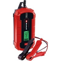 EINHELL CE-BC 4 M Caricabatteria per veicolo 12 V Nero, Rosso rosso/Nero, 12 V, 220 - 240 V, 50 Hz, LCD, IP65, Nero, Rosso