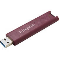 Kingston DataTraveler 1TB Max Type-A 1000R/900W USB 3.2 Gen 2, Chiavetta USB Bordeaux, 1 TB, USB tipo A, 3.2 Gen 2 (3.1 Gen 2), 1000 MB/s, Lamina di scorrimento, Rosso