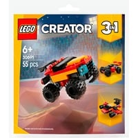 LEGO Creator Mini-Monster Truck convertibile, Giochi di costruzione Set da costruzione, 6 anno/i, Plastica, 55 pz, 50 g