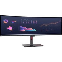 Lenovo ThinkVision P49w-30 Monitor, Monitor LED Nero, 124,5 cm (49"), 5120 x 1440 Pixel, Dual WQHD, LED, 6 ms, Nero