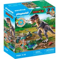 PLAYMOBIL Dinos Caccia alle tracce di T-Rex, Giochi di costruzione 