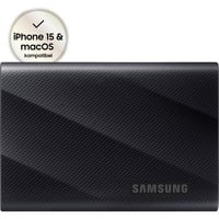 Samsung Portable SSD T9 USB 3.2 1TB, Disco a stato solido Nero, 1 TB, USB tipo-C, 3.2 Gen 2 (3.1 Gen 2), 2000 MB/s, Nero