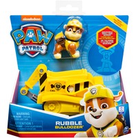 Spin Master Paw Patrol | Bulldozer di Rubble | Veicolo e personaggio Paw Patrol di Rubble | Giochi Paw Patrol per bambini dai 3 anni in su PAW Patrol | Bulldozer di Rubble | Veicolo e personaggio di Rubble | Giochi per bambini dai 3 anni in su, Scavatrice, PAW Patrol, 3 anno/i, Nero, Giallo