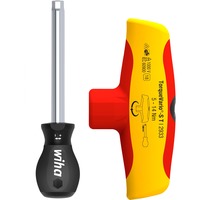 Wiha Cacciavite dinamometrico con impugnatura trasversale TorqueVario-S T electric rosso/Giallo