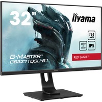 iiyama G-MASTER GB3271QSU-B1 Monitor PC 80 cm (31.5") 2560 x 1440 Pixel Wide Quad HD LED Nero, Monitor di gioco Nero, 80 cm (31.5"), 2560 x 1440 Pixel, Wide Quad HD, LED, 1 ms, Nero