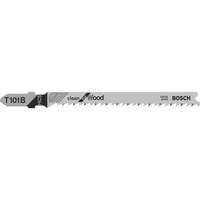 Bosch 2 608 633 622 lama per sega a gattuccio, sega a traforo e sega universale Lama per seghetto alternativo Acciaio al carbonio (HCS) 25 pz Lama per seghetto alternativo, Legno, Acciaio al carbonio (HCS), 2,7 mm, 10 cm, 25 pz