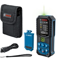 Bosch GLM 50-27 CG Professional Distanziometro laser Nero, Blu 50 m, Telemetro blu/Nero, Distanziometro laser, cm, ft, ingresso, m, mm, Nero, Blu, Digitale, IP65, 50 m