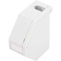 Digitus Custodia Keystone per montaggio su guida DIN, IP20, Housing bianco