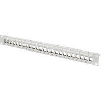 Digitus Pannello patch modulare, 24 porte, non equipaggiato, montaggio a rack, Patch Panel grigio