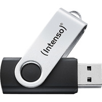 Intenso Office Line 128 GB, Chiavetta USB argento/Nero