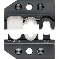 KNIPEX Inserto per crimpare per connettori solari MC4 (6 mm²), Pinza crimpatrice 