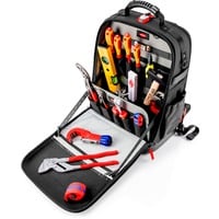 KNIPEX Zaino porta attrezzi Modular X18 Sanitär, Set di strumenti Nero