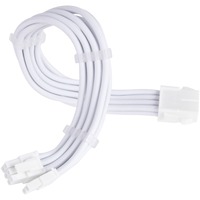 SilverStone Cavo di prolunga alimentatore SST-PP07E-PCI8W-V2, PCIe 8 pin (6+2) bianco