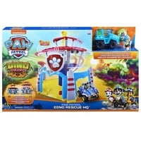 Spin Master PAW Patrol, Quartiere Generale Dino con effetti sonori, esclusivo personaggio Rex e veicolo, Gioco da costruzione PAW Patrol , Quartiere Generale Dino con effetti sonori, esclusivo personaggio Rex e veicolo, Ideali alla guida, 3 anno/i, LR44, Multicolore