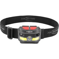 Ansmann Lampada frontale HD250RS, Luce LED Nero
