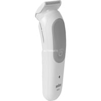 Braun Series 5 BG5500 Grigio, Bianco, Tagliacappelli grigio, Bagnato e secco, Batteria, Grigio, Bianco