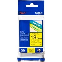 Brother TZE641 nastro per etichettatrice Nero su giallo TZe, Nastro di scrittura Nero su giallo, TZe, Giallo, 1,8 cm, 8 m