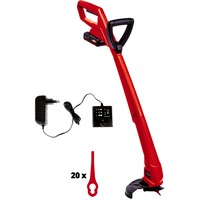 EINHELL GC-CT 18/24 Li P 24 cm Batteria Nero, Rosso rosso/Nero, Tagliabordi, 24 cm, Impugnatura a D con avvolgimento filo, Plastica, 8500 Giri/min, Nero, Rosso