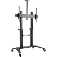 HAGOR BrackIT Stand HD XXL 3,05 m (120") Nero, Sistema di stand Nero, 140 kg, 165,1 cm (65"), 3,05 m (120"), 1000 x 600 mm, 1250 - 1600 mm, -5 - 10°