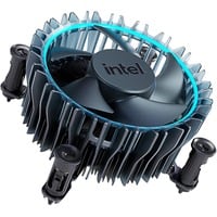 Intel® Laminar RM1 Processore Ventilatore Nero, Blu Ventilatore, 600 Giri/min, 3150 Giri/min, 29 dB, Nero, Blu
