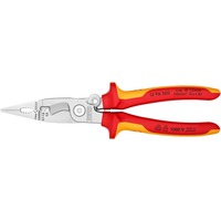 KNIPEX 13 96 200 pinza Pinze a becco lungo Pinze a becco lungo, Acciaio, Plastica, Rosso/Arancione, 20 cm, 280 g