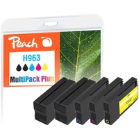 Peach PI300-999 cartuccia d'inchiostro 5 pz Compatibile Resa standard Nero, Ciano, Magenta, Giallo Resa standard, 30 ml, 14 ml, 880 pagine, 5 pz, Confezione multipla
