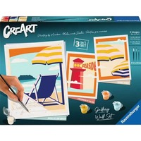Ravensburger CreArt Gallery Wall Set - At the Beach, Vernice 